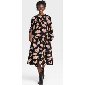 Who What Wear Floral Prairie Boho Dress